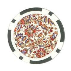 Retro Paisley Patterns, Floral Patterns, Background Poker Chip Card Guard (10 Pack)