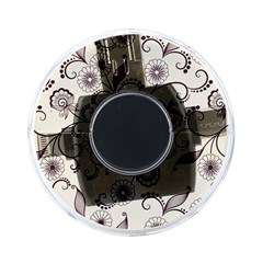 Violet Vintage Background, Floral Ornaments, Floral Patterns On-the-go Memory Card Reader