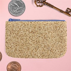 Yellow Sand Texture Large Coin Purse