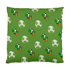Yoshi Print, Super, Huevo, Game, Green, Egg, Mario Standard Cushion Case (two Sides)