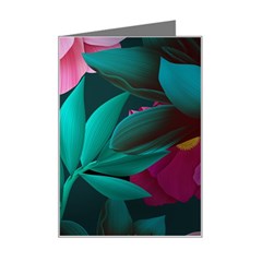 Eaves, Mate, Pink, Purple, Stock Wall Mini Greeting Card