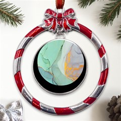 Huawei, Lite, Mate Metal Red Ribbon Round Ornament
