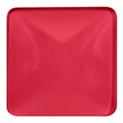 Pink, Color, Background, Monochromic, Minimalism Square Glass Fridge Magnet (4 Pack)