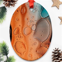 Water Screen Oval Ornament (two Sides)