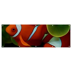 Fish Banner And Sign 12  X 4 