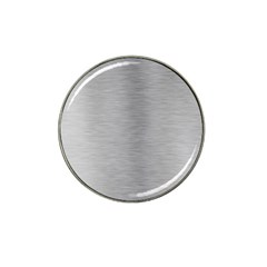 Aluminum Textures, Horizontal Metal Texture, Gray Metal Plate Hat Clip Ball Marker (10 Pack)