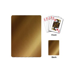Gold, Golden Background ,aesthetic Playing Cards Single Design (mini)