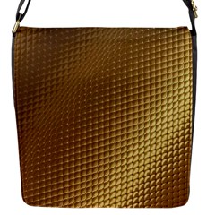 Gold, Golden Background ,aesthetic Flap Closure Messenger Bag (s) by nateshop