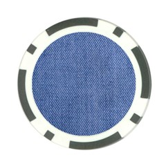 Blue Denim Texture Macro, Blue Denim Background, Jeans Background, Jeans Textures, Fabric Background Poker Chip Card Guard (10 Pack)