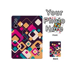 Colorful Abstract Background, Geometric Background Playing Cards 54 Designs (mini)