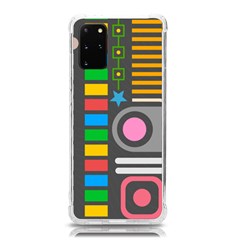 Pattern Geometric Abstract Colorful Arrows Lines Circles Triangles Samsung Galaxy S20plus 6 7 Inch Tpu Uv Case
