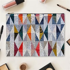 Mosaic, Colorful, Rhombuses, Pattern, Geometry Cosmetic Bag (xl)