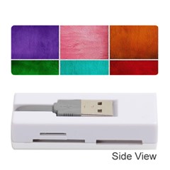 Colorful Squares, Abstract, Art, Background Memory Card Reader (stick)