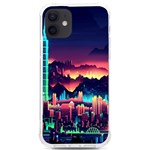 Cityscape Building Painting 3d City Illustration iPhone 12/12 Pro TPU UV Print Case Front