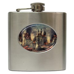Braunschweig City Lower Saxony Hip Flask (6 Oz)