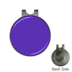 Ultra Violet Purple Hat Clips With Golf Markers by bruzer