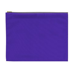 Ultra Violet Purple Cosmetic Bag (xl) by bruzer