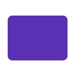 Ultra Violet Purple Premium Plush Fleece Blanket (mini) by Patternsandcolors
