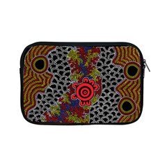 Authentic Aboriginal Art - Gathering 2 Apple Ipad Mini Zipper Cases by hogartharts