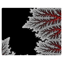 Abstract City Retro Sunset Night Premium Plush Fleece Blanket (medium)