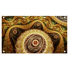 Fractals, Floral Ornaments, Waves Banner And Sign 7  X 4 