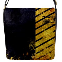 Grunge Lines Stone Textures, Background With Lines Flap Closure Messenger Bag (s) by nateshop