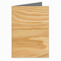 Light Wooden Texture, Wooden Light Brown Background Greeting Card