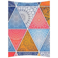 Texture With Triangles Back Support Cushion