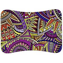 Violet Paisley Background, Paisley Patterns, Floral Patterns Velour Seat Head Rest Cushion
