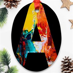 Bstract, Dark Background, Black, Typography,a Ornament (oval)