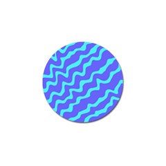 Purple Mint Turquoise Background Golf Ball Marker (4 Pack)