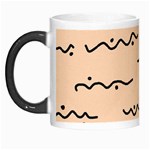 Lines Dots Pattern Abstract Morph Mug Left