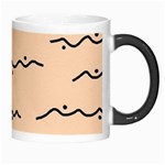 Lines Dots Pattern Abstract Morph Mug Right
