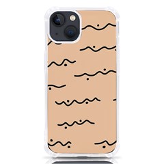 Lines Dots Pattern Abstract Iphone 13 Tpu Uv Print Case