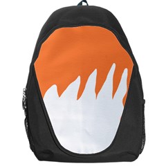 Orange Background Halloween Backpack Bag by Cemarart