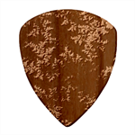 Fractal Patterns Gradient Colorful Wood Guitar Pick (Set of 10) Front