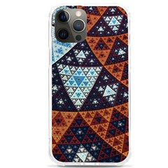 Fractal Triangle Geometric Abstract Pattern Iphone 12 Pro Max Tpu Uv Print Case