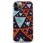 Fractal Triangle Geometric Abstract Pattern iPhone 12 Pro max TPU UV Print Case Front