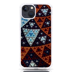 Fractal Triangle Geometric Abstract Pattern Iphone 13 Tpu Uv Print Case