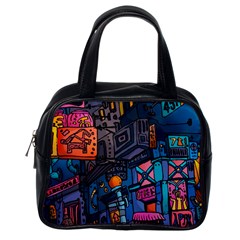 Wallet City Art Graffiti Classic Handbag (one Side) by Bedest