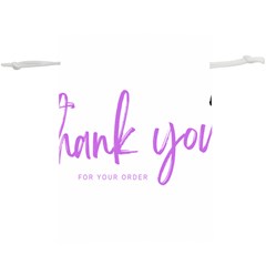 Thank You  Lightweight Drawstring Pouch (xl)