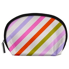 Lines Geometric Background Accessory Pouch (large) by Maspions