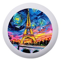 Eiffel Tower Starry Night Print Van Gogh Dento Box With Mirror