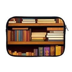 Book Nook Books Bookshelves Comfortable Cozy Literature Library Study Reading Room Fiction Entertain Apple Macbook Pro 17  Zipper Case by Maspions