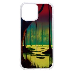 Nature Swamp Water Sunset Spooky Night Reflections Bayou Lake Iphone 13 Pro Max Tpu Uv Print Case