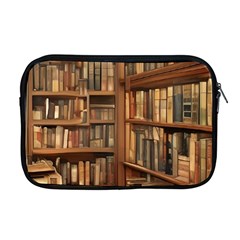 Room Interior Library Books Bookshelves Reading Literature Study Fiction Old Manor Book Nook Reading Apple Macbook Pro 17  Zipper Case by Grandong