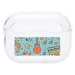 Seamless Pattern Musical Instruments Notes Headphones Player Hard Pc Airpods Pro Case