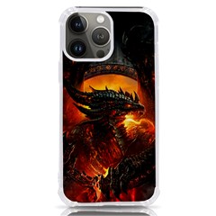 Dragon Fire Fantasy Art Iphone 13 Pro Max Tpu Uv Print Case