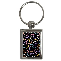 Abstract Pattern Wallpaper Key Chain (rectangle) by Maspions