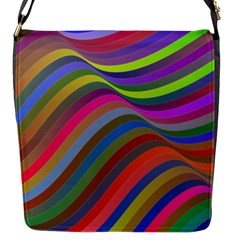 Psychedelic Surreal Background Flap Closure Messenger Bag (s) by Askadina